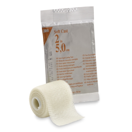Tape Cast 3M™ Scotchcast™ Soft Cast 2 Inch X 12 Foot Fiberglass White by Solventum Corporation  ID 82102